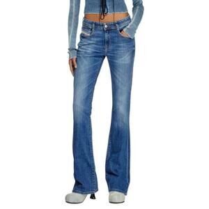 Diesel D-Ebbey Bootcut Low Waist Jeans Women's 31 Medium Wash